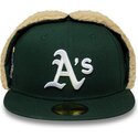 kapa-ravna-zelena-prilagodena-59fifty-dogear-world-series-oakland-athletics-mlb-new-era