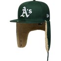 kapa-ravna-zelena-prilagodena-59fifty-dogear-world-series-oakland-athletics-mlb-new-era