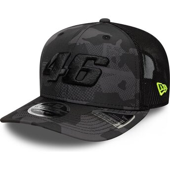 Kapa zaobljena maskirni snapback 9SEVENTY Stretch Snap Valentino Rossi VR46 MotoGP New Era