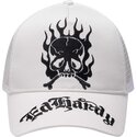 kapa-zaobljena-bijela-snapback-gothic-skull-in-flames-ed-hardy