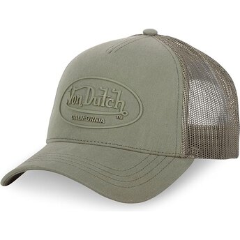 Kapa zaobljena zelena snapback LOG09 Von Dutch
