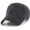 kapa-zaobljena-crna-podesiv-clean-up-tonal-los-angeles-dodgers-mlb-47-brand
