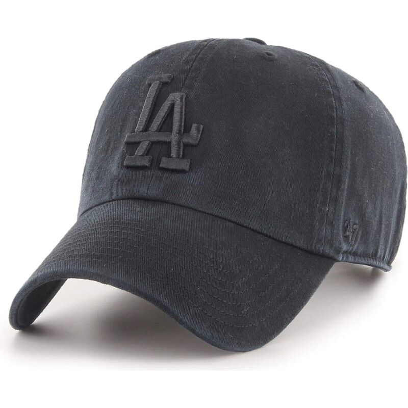 kapa-zaobljena-crna-podesiv-clean-up-tonal-los-angeles-dodgers-mlb-47-brand