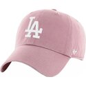 kapa-zaobljena-ruzicasta-podesiv-clean-up-mauve-los-angeles-dodgers-mlb-47-brand