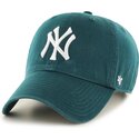 kapa-zaobljena-zelena-podesiv-clean-up-no-loop-label-pacific-green-new-york-yankees-mlb-47-brand