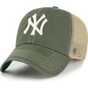 kapa-zaobljena-zelena-snapback-clean-up-trawler-new-york-yankees-mlb-47-brand