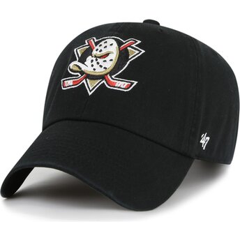 Kapa zaobljena crna podesiv Clean Up Anaheim Ducks NHL 47 Brand