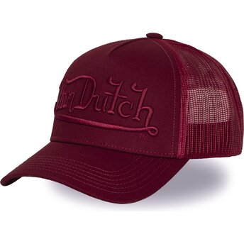 Kapa zaobljena crvena snapback EMB07 Von Dutch