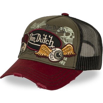 Kapa zaobljena višebojno snapback PATCHES17 Von Dutch