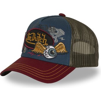 Kapa zaobljena višebojno snapback PATCHES20 Von Dutch