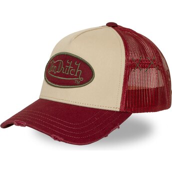 Kapa zaobljena crvena snapback USED 16 Von Dutch