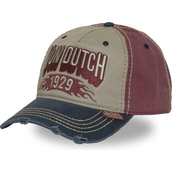 Kapa zaobljena višebojno podesiv RETRO15 Von Dutch