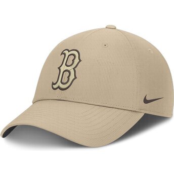 Kapa zaobljena bež podesiv Club Structured Uv Poly Ripstop Boston Red Sox MLB Nike