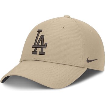 Kapa zaobljena bež podesiv Club Structured Uv Poly Ripstop Los Angeles Dodgers MLB Nike
