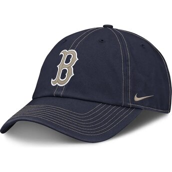 Kapa zaobljena mornarsko plava podesiv Fathers Day Club Unstructured Organic Cotton Boston Red Sox MLB Nike