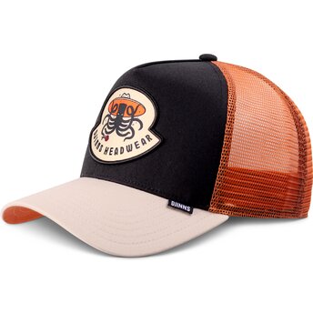 Kapa zaobljena crna snapback HFT Rose Kraken Djinns