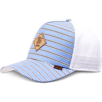 Kapa zaobljena plava snapback HFT Business Stripe Djinns