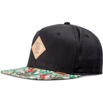 Kapa ravna crna snapback Woven Jungle Rev Djinns