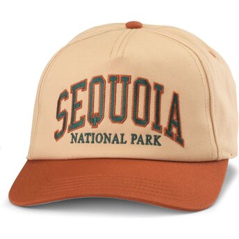 Kapa zaobljena smeđa snapback Roscoe Sequoia National Park American Needle