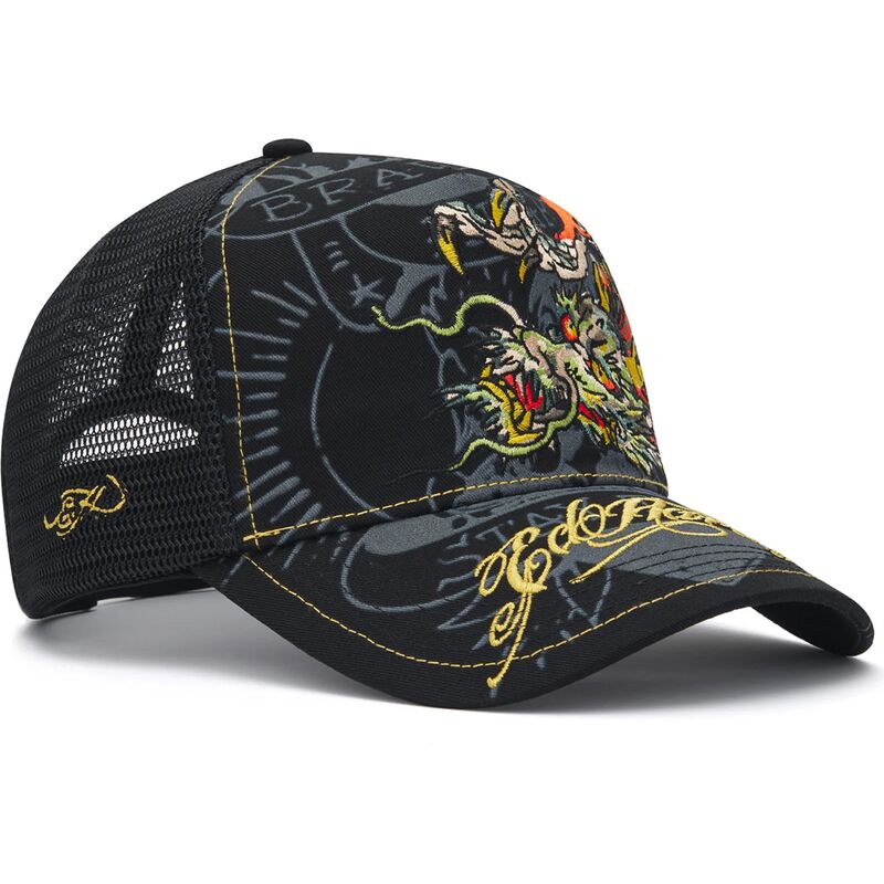 kapa-zaobljena-crna-snapback-crawling-ed-hardy