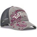 kapa-zaobljena-siva-snapback-floral-tattoo-city-vintage-wash-ed-hardy