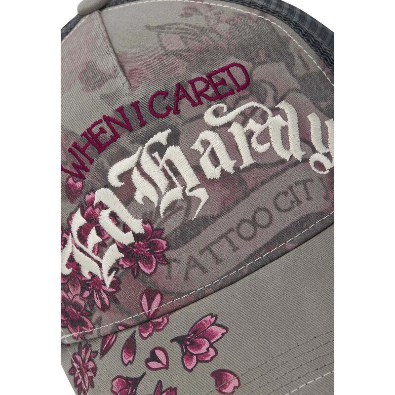 kapa-zaobljena-siva-snapback-floral-tattoo-city-vintage-wash-ed-hardy