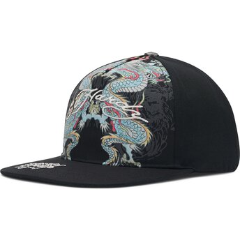 Kapa ravna crna snapback Battle Ed Hardy