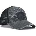 kapa-zaobljena-siva-snapback-flaming-gothic-skull-washed-ed-hardy