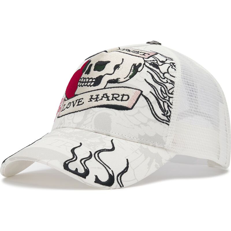 kapa-zaobljena-bijela-snapback-live-fast-love-hard-ed-hardy