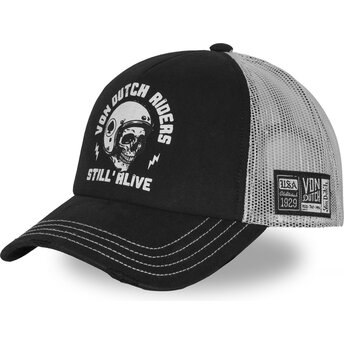 Kapa zaobljena crna snapback CREW38 Von Dutch