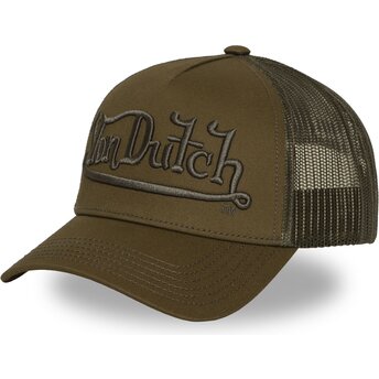 Kapa zaobljena zelena snapback EMB06 Von Dutch
