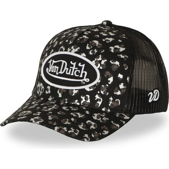 Kapa zaobljena crna snapback LEOFOIL Von Dutch