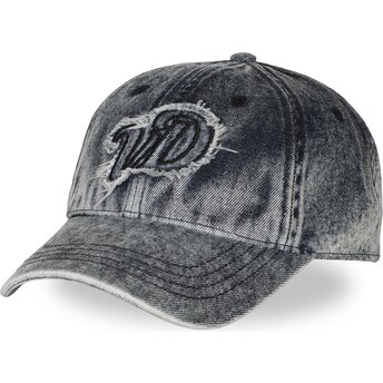 Kapa zaobljena plava podesiv denim FRINGE Von Dutch