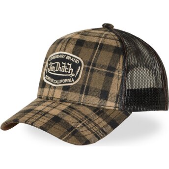 Kapa zaobljena smeđa snapback CAR08 Von Dutch