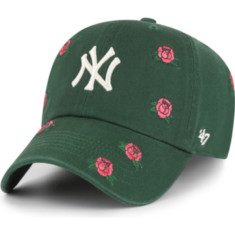 kapa-zaobljena-zelena-podesiv-clean-up-scatter-new-york-yankees-mlb-47-brand
