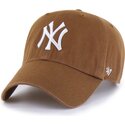 kapa-zaobljena-smeda-podesiv-clean-up-pinecone-new-york-yankees-mlb-47-brand
