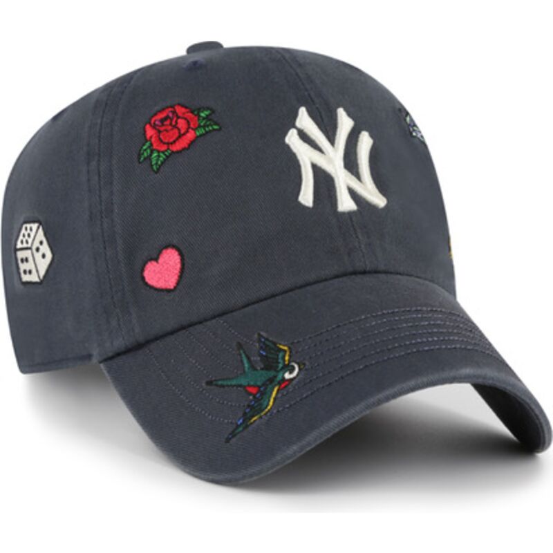 kapa-zaobljena-mornarsko-plava-podesiv-clean-up-multi-scatter-new-york-yankees-mlb-47-brand