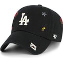 kapa-zaobljena-crna-podesiv-clean-up-multi-scatter-los-angeles-dodgers-mlb-47-brand