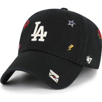 Kapa zaobljena crna podesiv Clean Up Multi Scatter Los Angeles Dodgers MLB 47 Brand