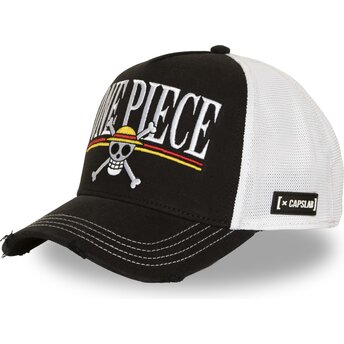 Kapa zaobljena crna snapback OP8 Slamnati Gusari One Piece Capslab
