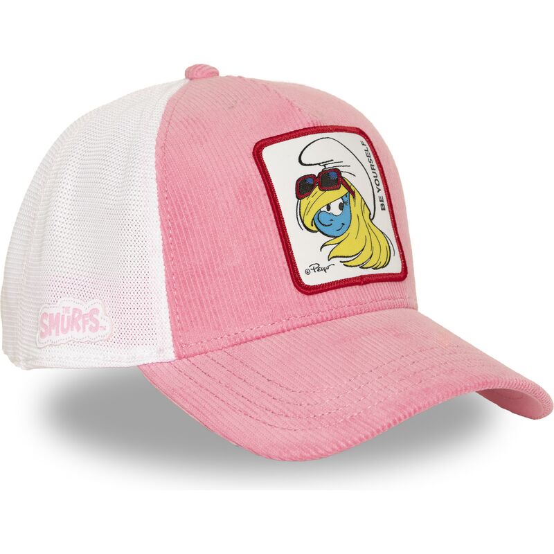 kapa-zaobljena-ruzicasta-snapback-smu3-sof-strumpfeta-strumfovi-capslab kapa-zaobljena-ruzicasta-snapback-smu3-sof-strumpfeta-strumfovi-capslab