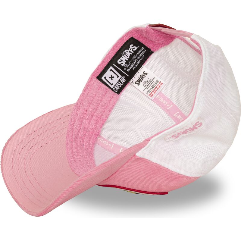 kapa-zaobljena-ruzicasta-snapback-smu3-sof-strumpfeta-strumfovi-capslab kapa-zaobljena-ruzicasta-snapback-smu3-sof-strumpfeta-strumfovi-capslab