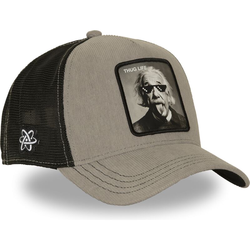 kapa-zaobljena-siva-snapback-thug-life-art1-thug-albert-einstein-slavne-osobe-capslab