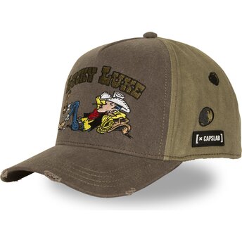 Kapa zaobljena smeđa snapback LCK4 LUC Lucky Luke Capslab