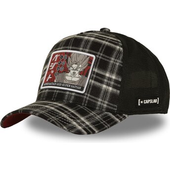 Kapa zaobljena crna snapback DBS9 GOD Vegetto Dragon Ball Capslab