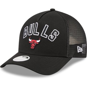 Kapa zaobljena crna snapback 9FORTY M-Crown A Frame Pomp Chicago Bulls NBA New Era