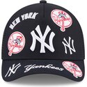 kapa-zaobljena-mornarsko-plava-snapback-9forty-m-crown-a-frame-all-over-new-york-yankees-mlb-new-era