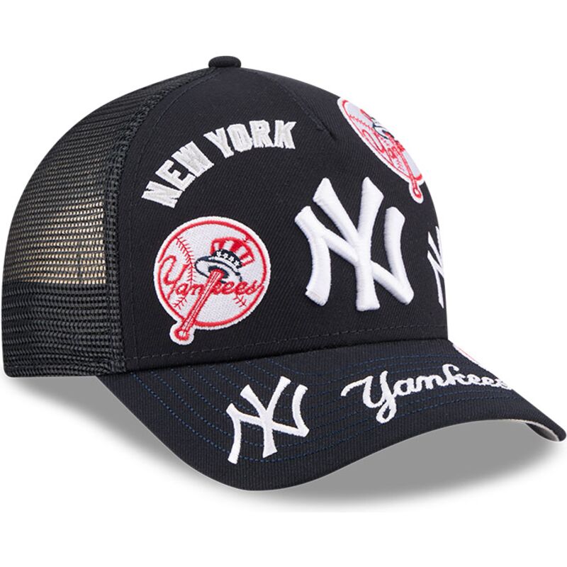 kapa-zaobljena-mornarsko-plava-snapback-9forty-m-crown-a-frame-all-over-new-york-yankees-mlb-new-era