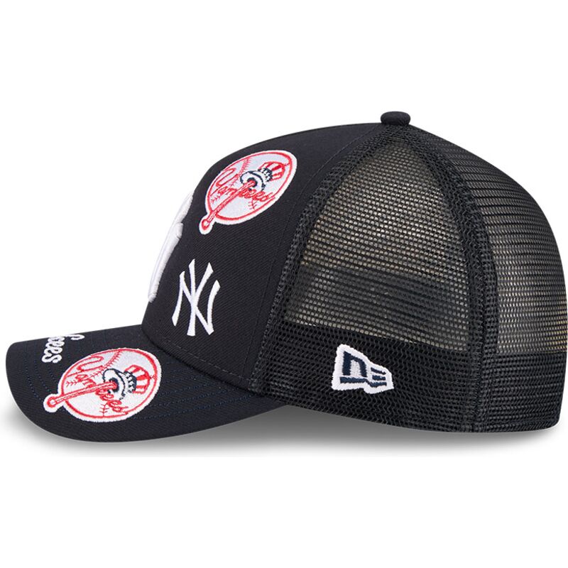 kapa-zaobljena-mornarsko-plava-snapback-9forty-m-crown-a-frame-all-over-new-york-yankees-mlb-new-era