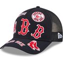 kapa-zaobljena-mornarsko-plava-snapback-9forty-m-crown-a-frame-all-over-boston-red-sox-mlb-new-era